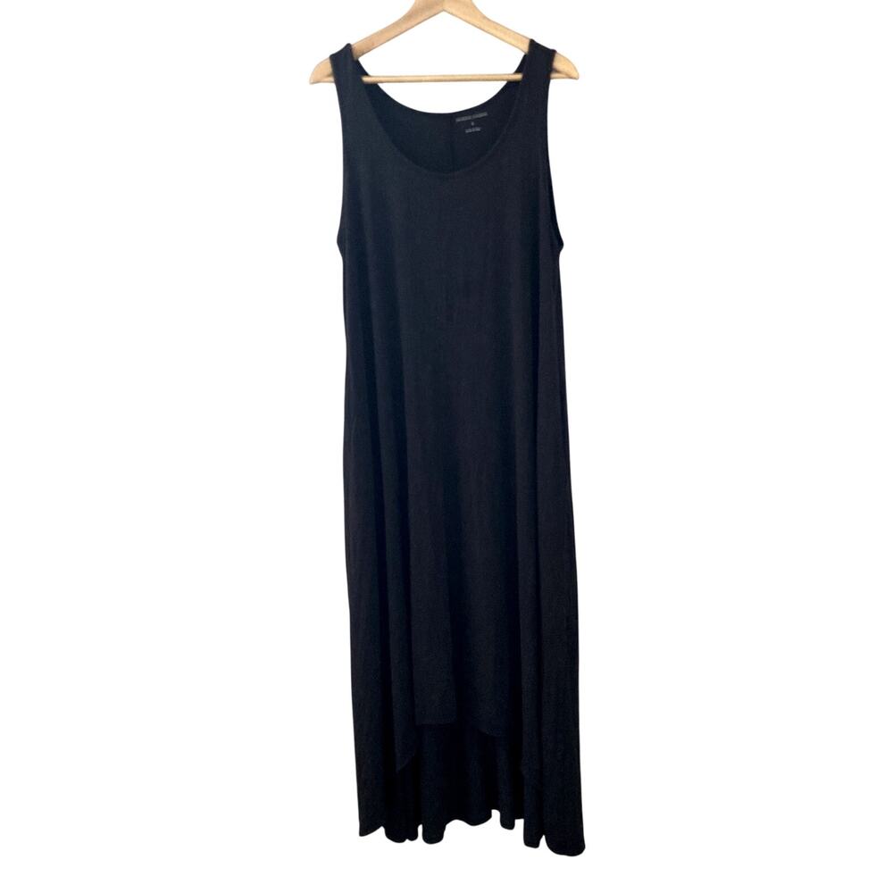 Universal Standard Athena Divine Jersey Dress Tank Hi Low Black Medium 18-20